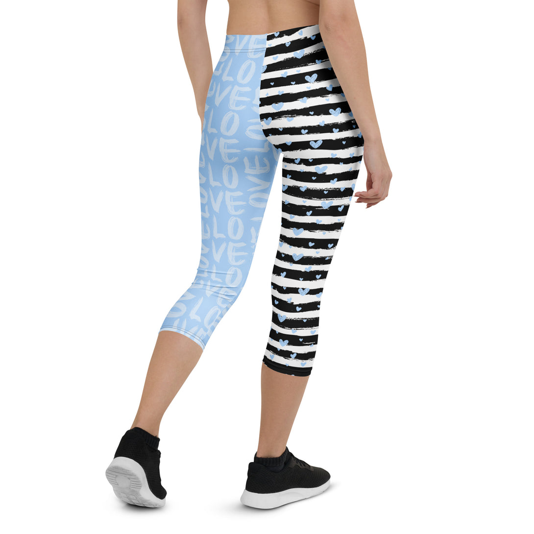 Striped Sweetheart Romance Capris