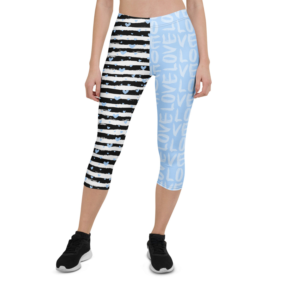 Striped Sweetheart Romance Capris