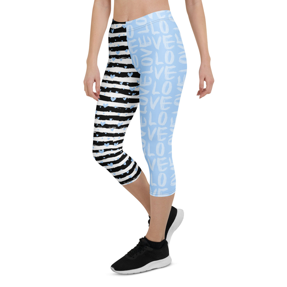 Striped Sweetheart Romance Capris