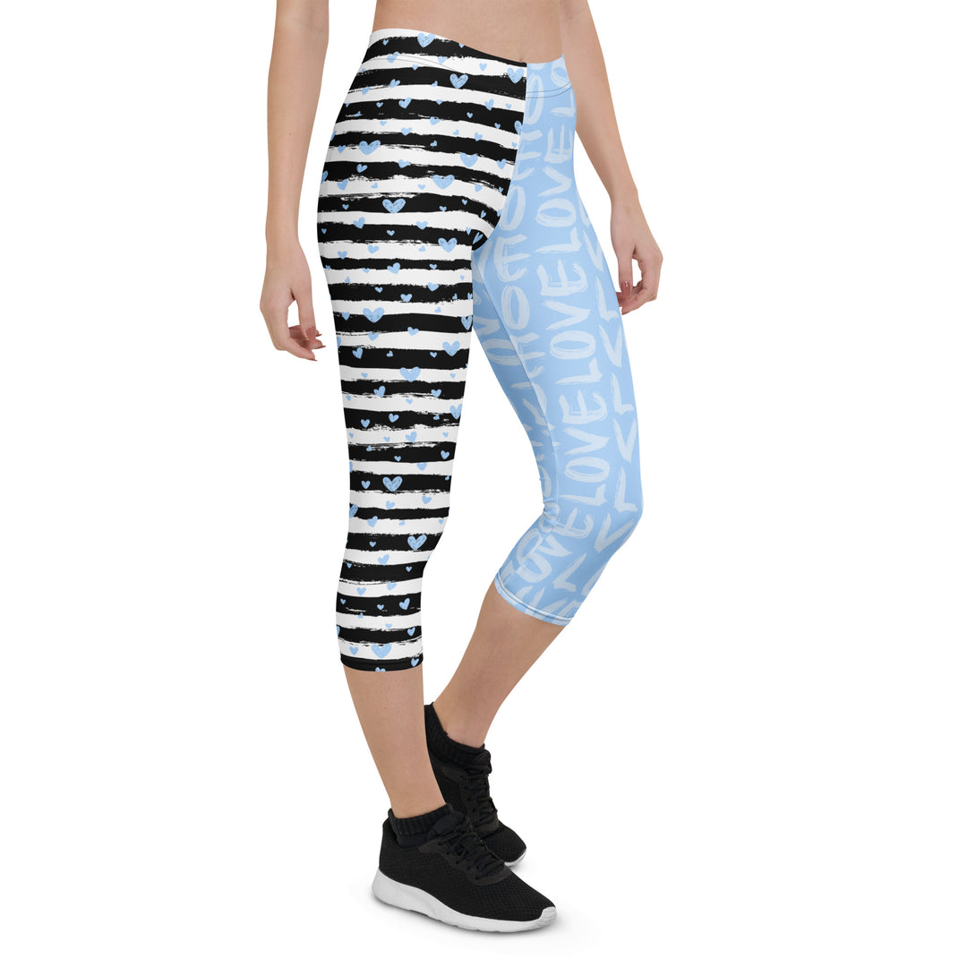 Striped Sweetheart Romance Capris