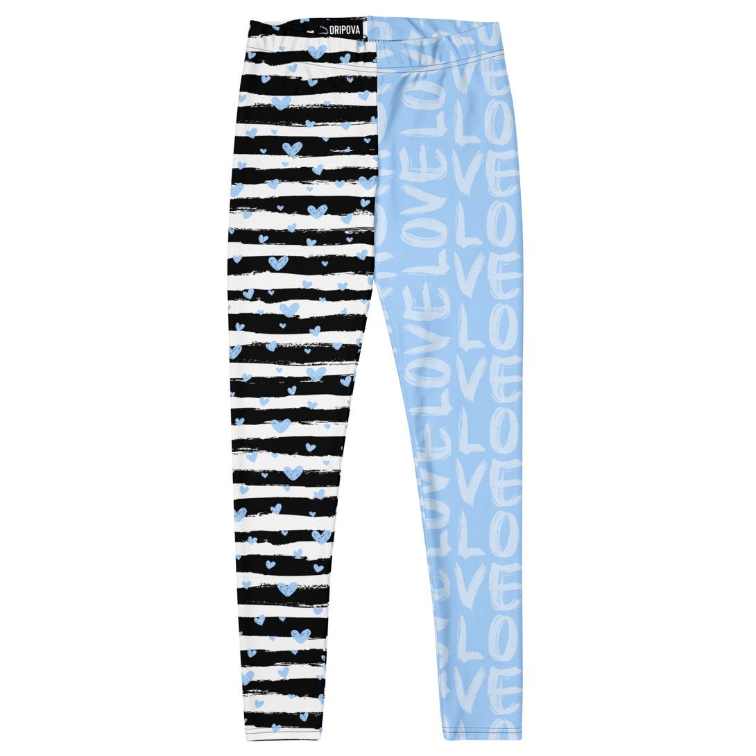 Striped Sweetheart Romance Leggings