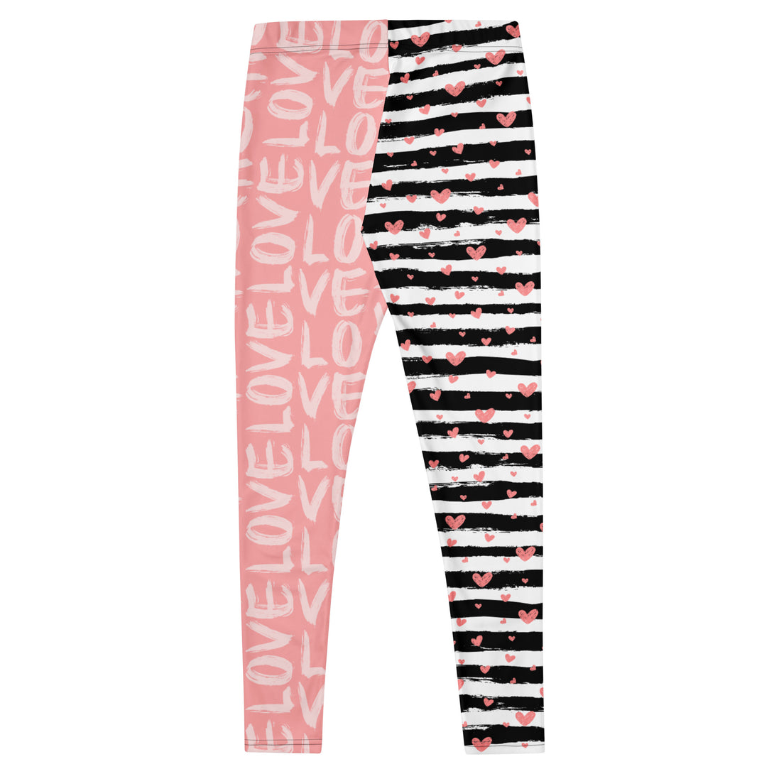 Striped Sweetheart Romance Leggings