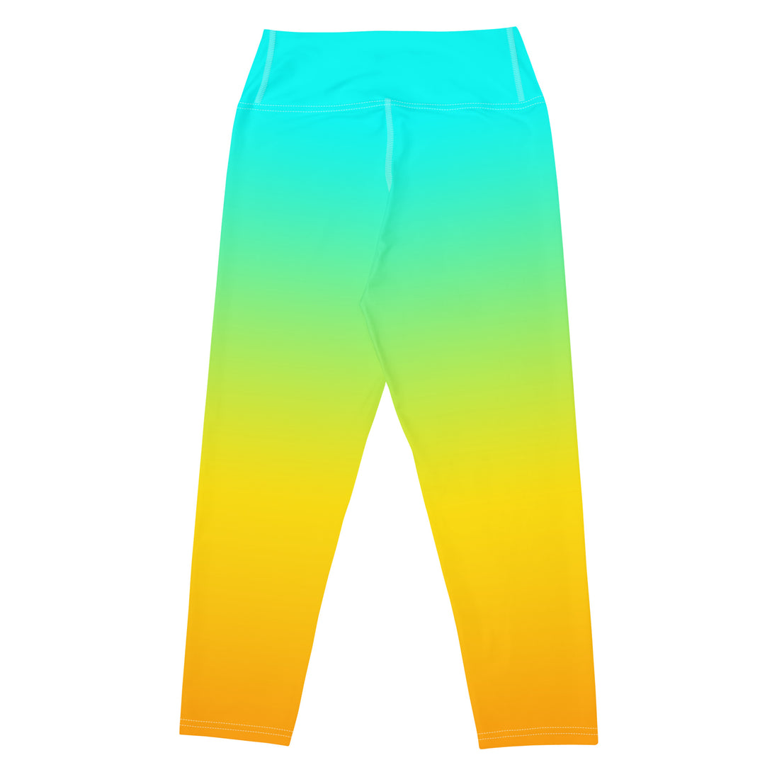 Sunset Sorbet Ombre Yoga Capris