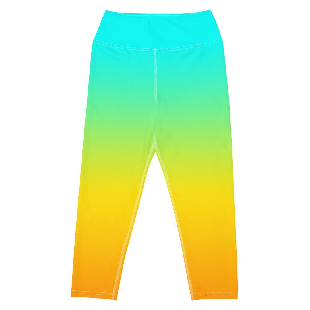 Sunset Sorbet Ombre Yoga Capris