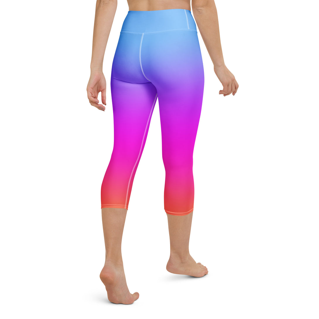 Sunset Sorbet Ombre Yoga Capris