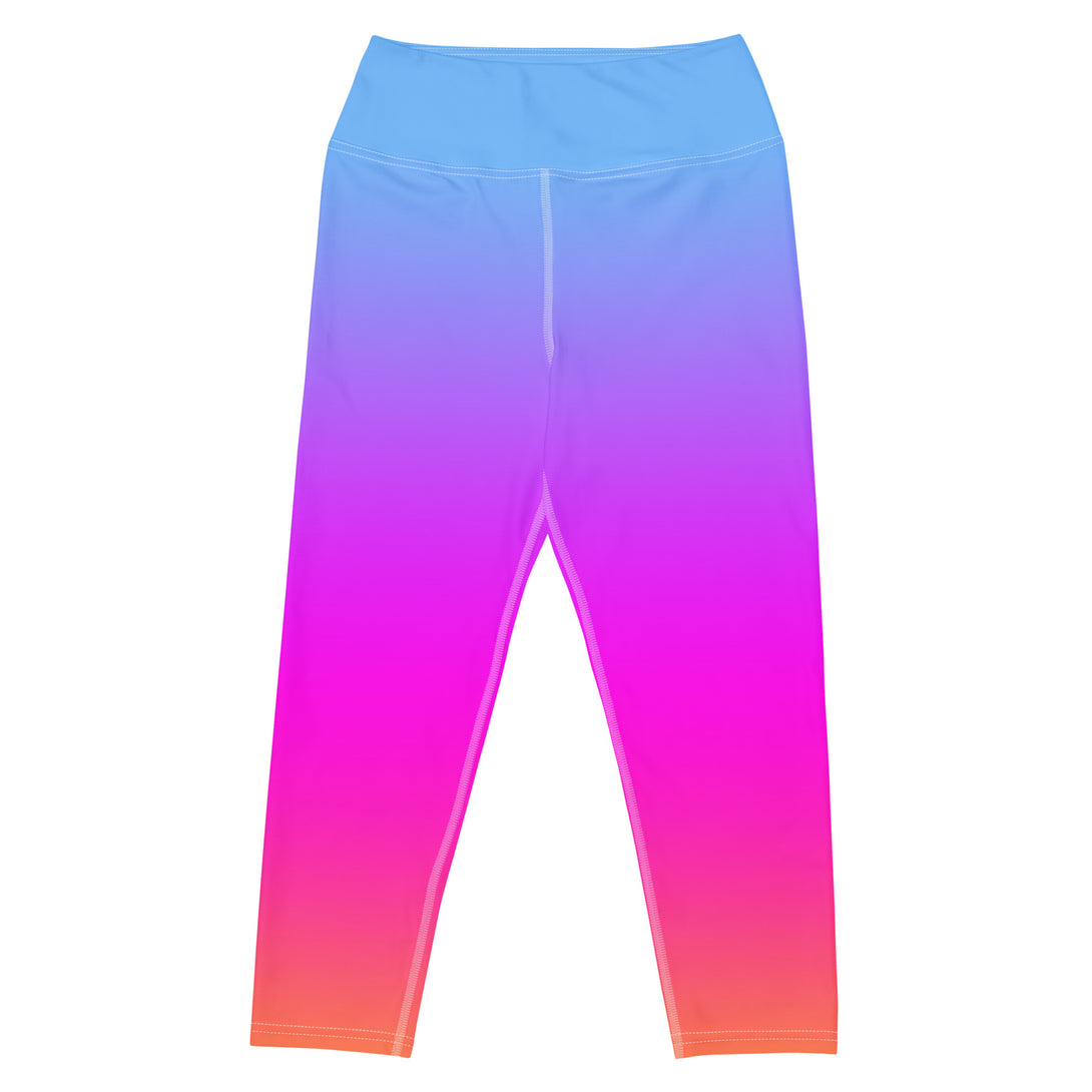 Sunset Sorbet Ombre Yoga Capris