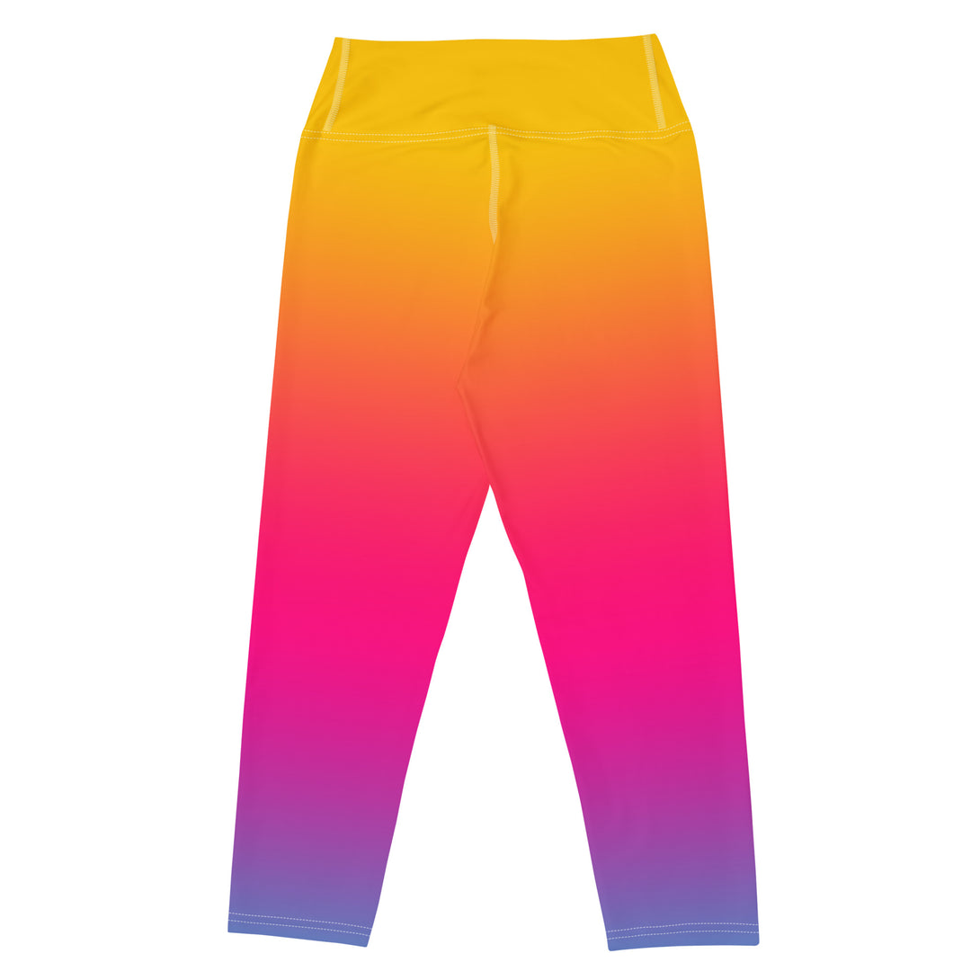 Sunset Sorbet Ombre Yoga Capris