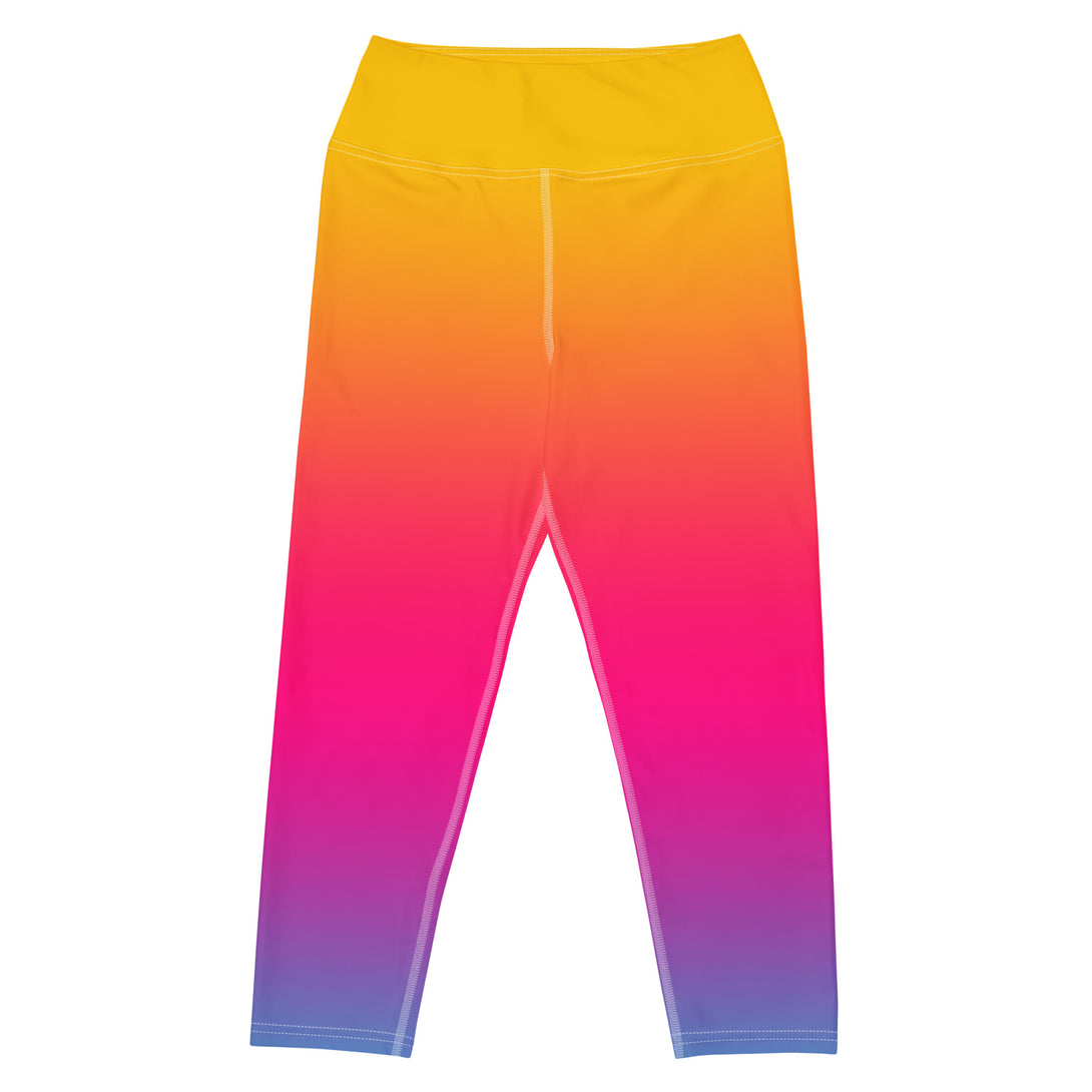 Sunset Sorbet Ombre Yoga Capris
