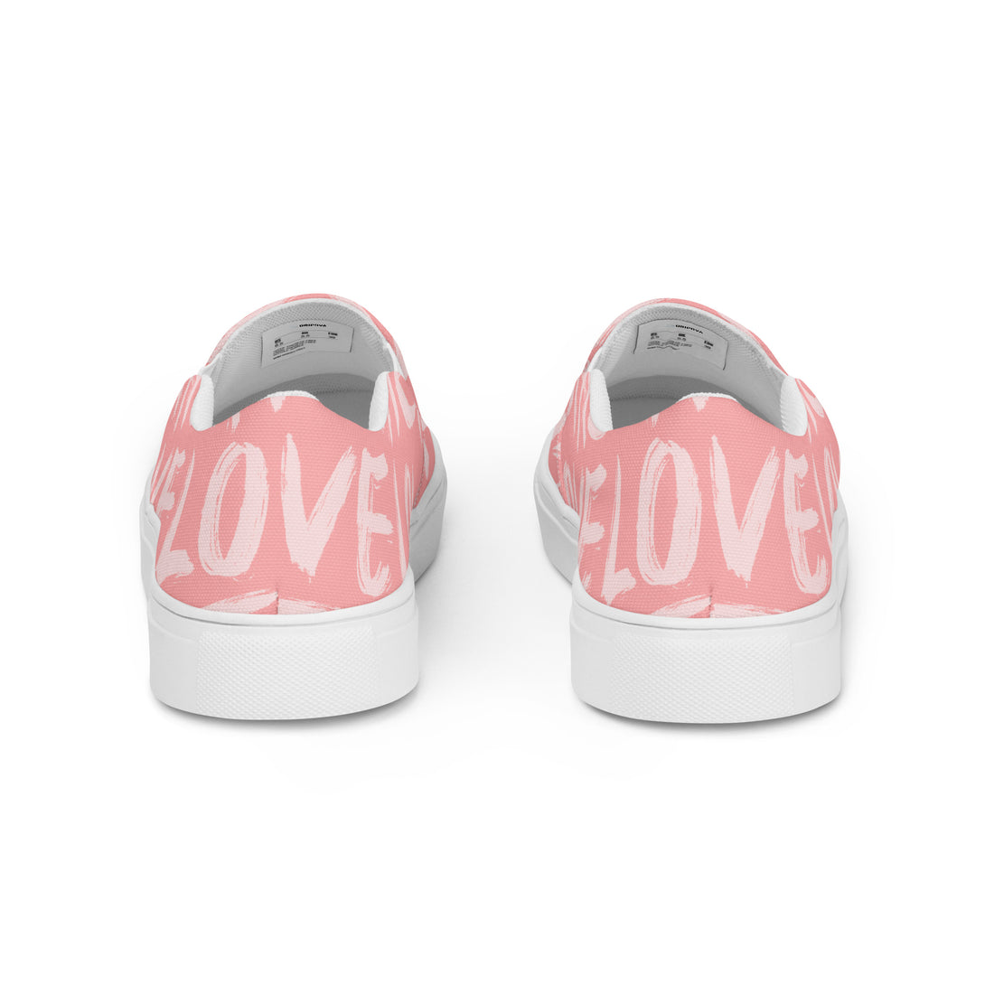 Sweetheart Romance Slip-On Canvas Shoes