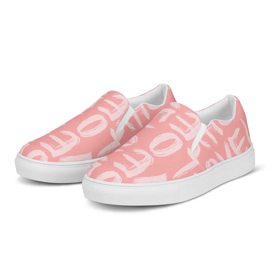 Sweetheart Romance Slip-On Canvas Shoes