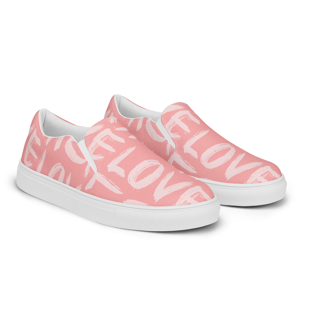 Sweetheart Romance Slip-On Canvas Shoes