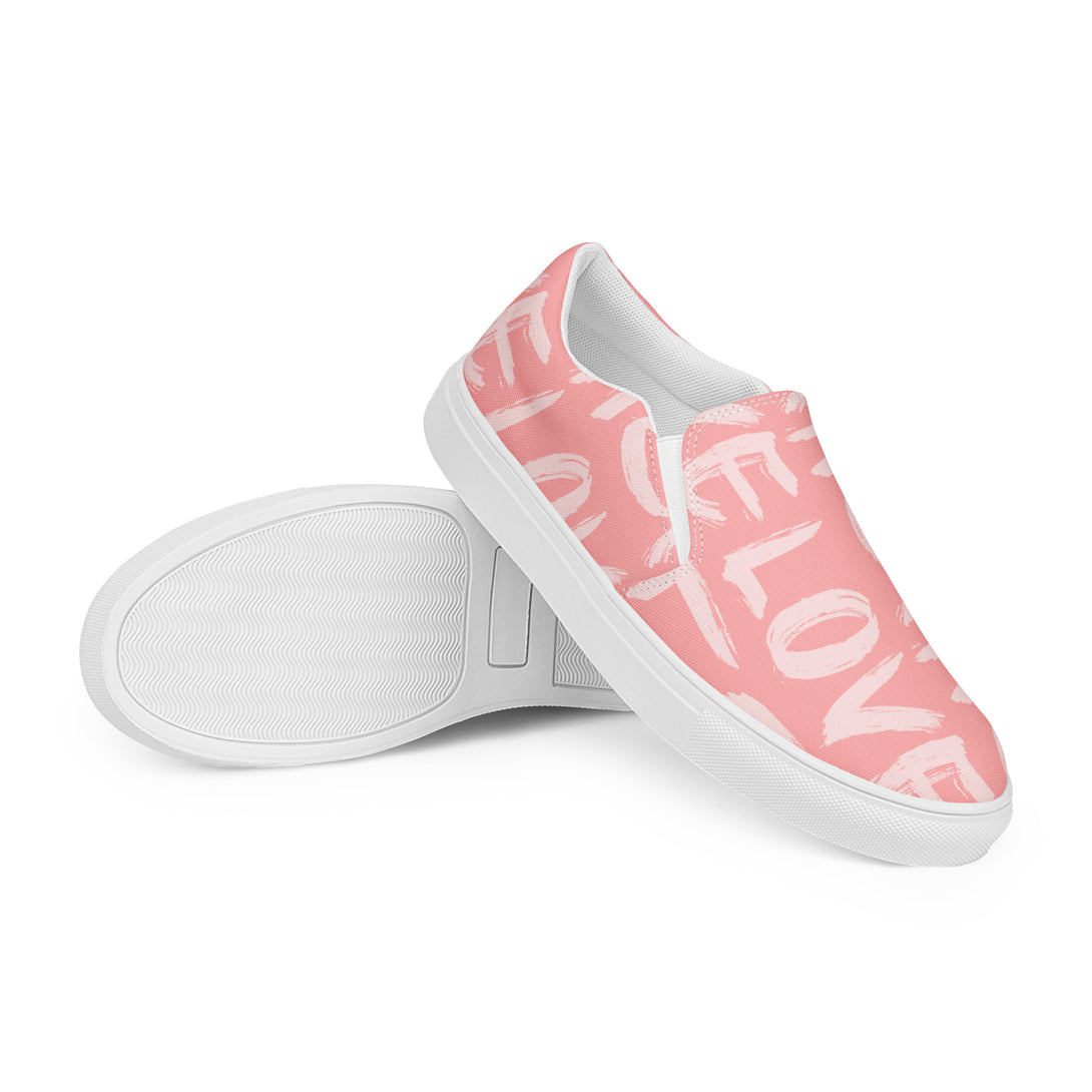 Sweetheart Romance Slip-On Canvas Shoes