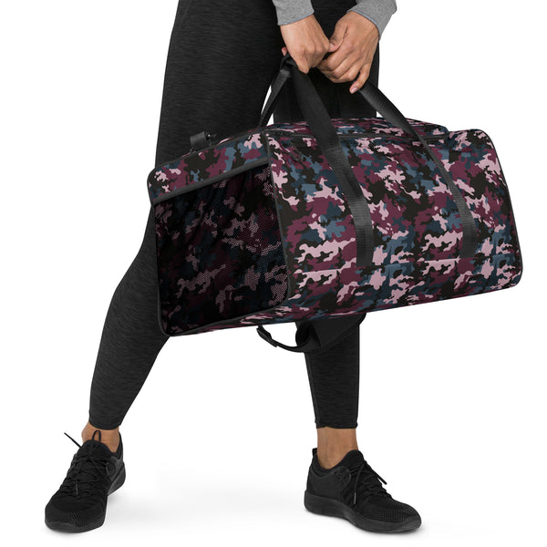 The Enigmatic Beauty Camouflage Duffle bag