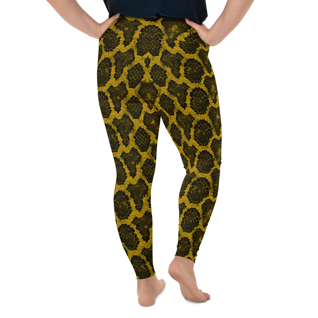 Venom Vibe Snake Skin Plus Size Leggings