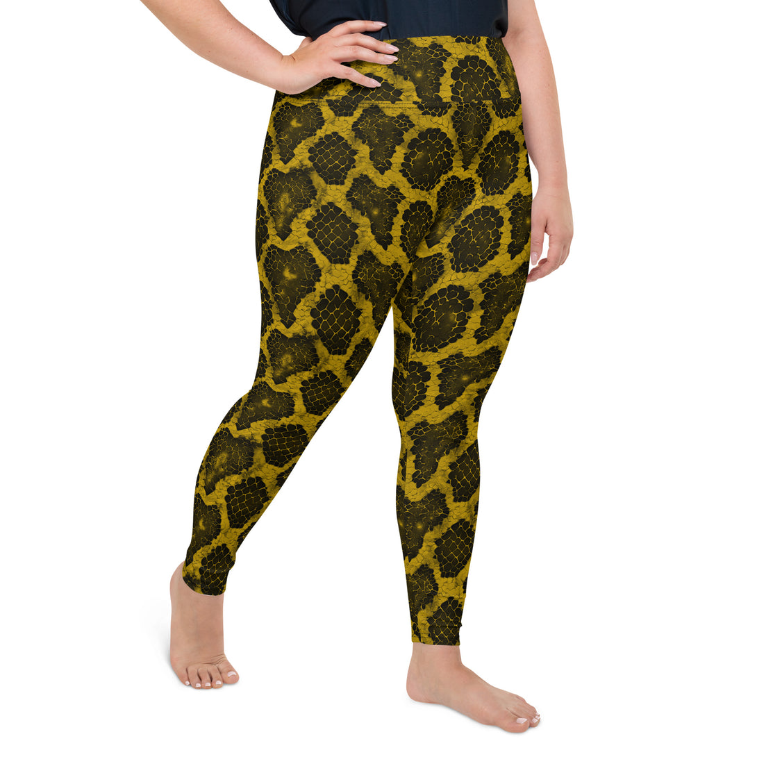 Venom Vibe Snake Skin Plus Size Leggings