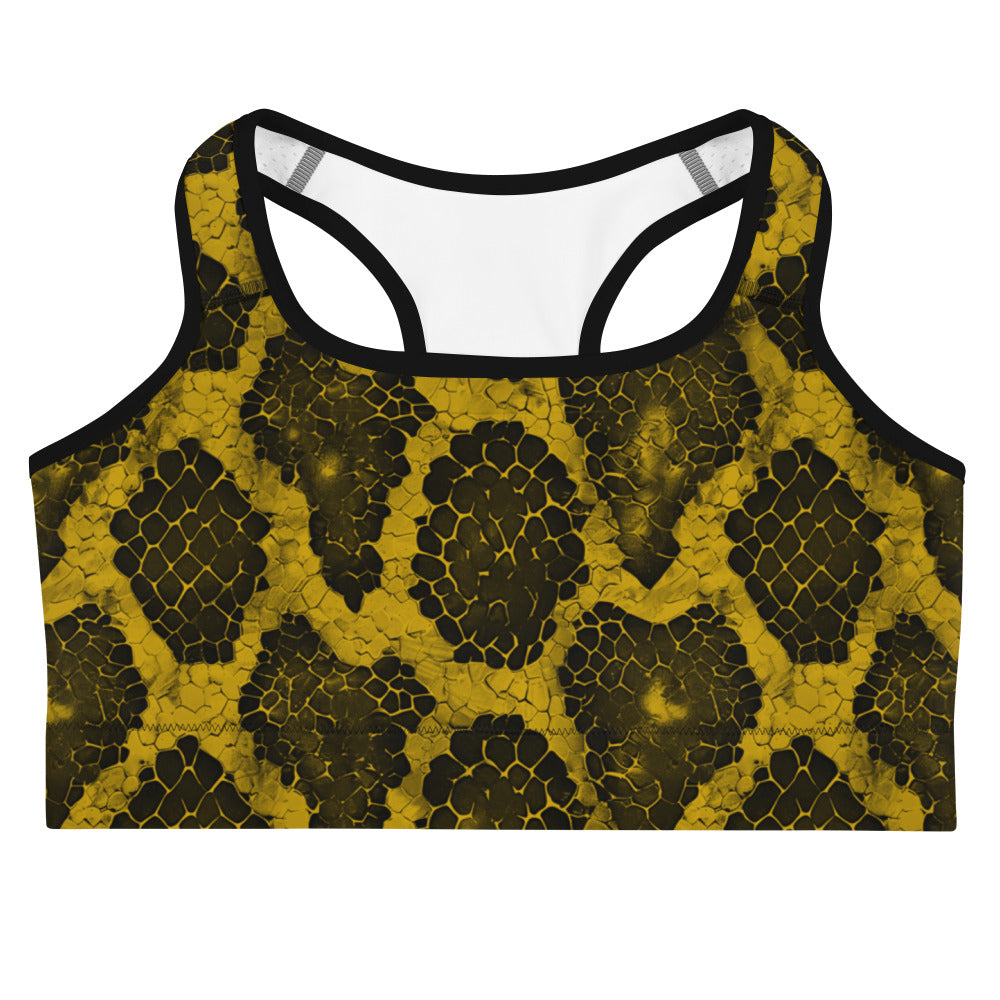 Venom Vibe Snake Skin Sports Bra