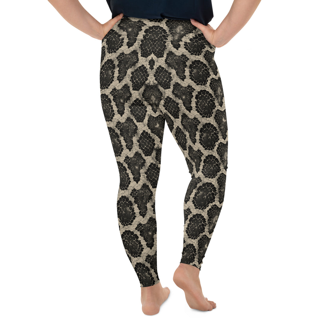 Venom Vibe Snake Skin Plus Size Leggings