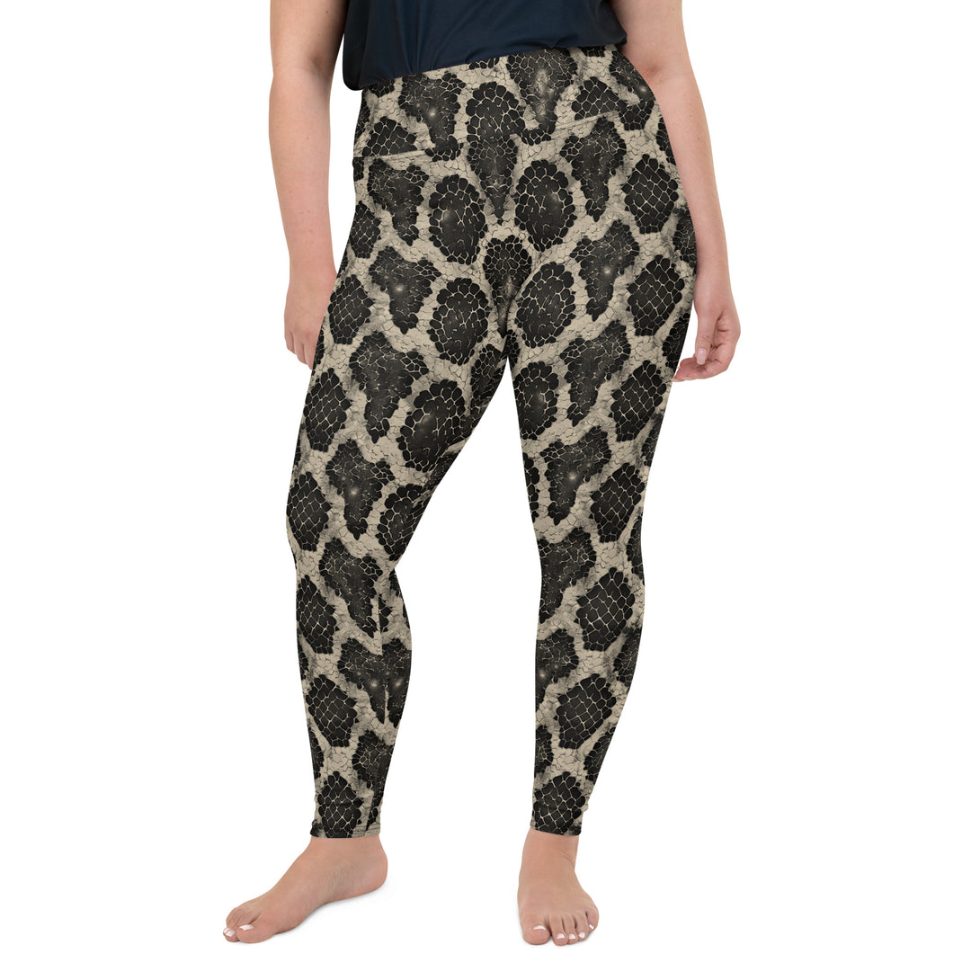 Venom Vibe Snake Skin Plus Size Leggings