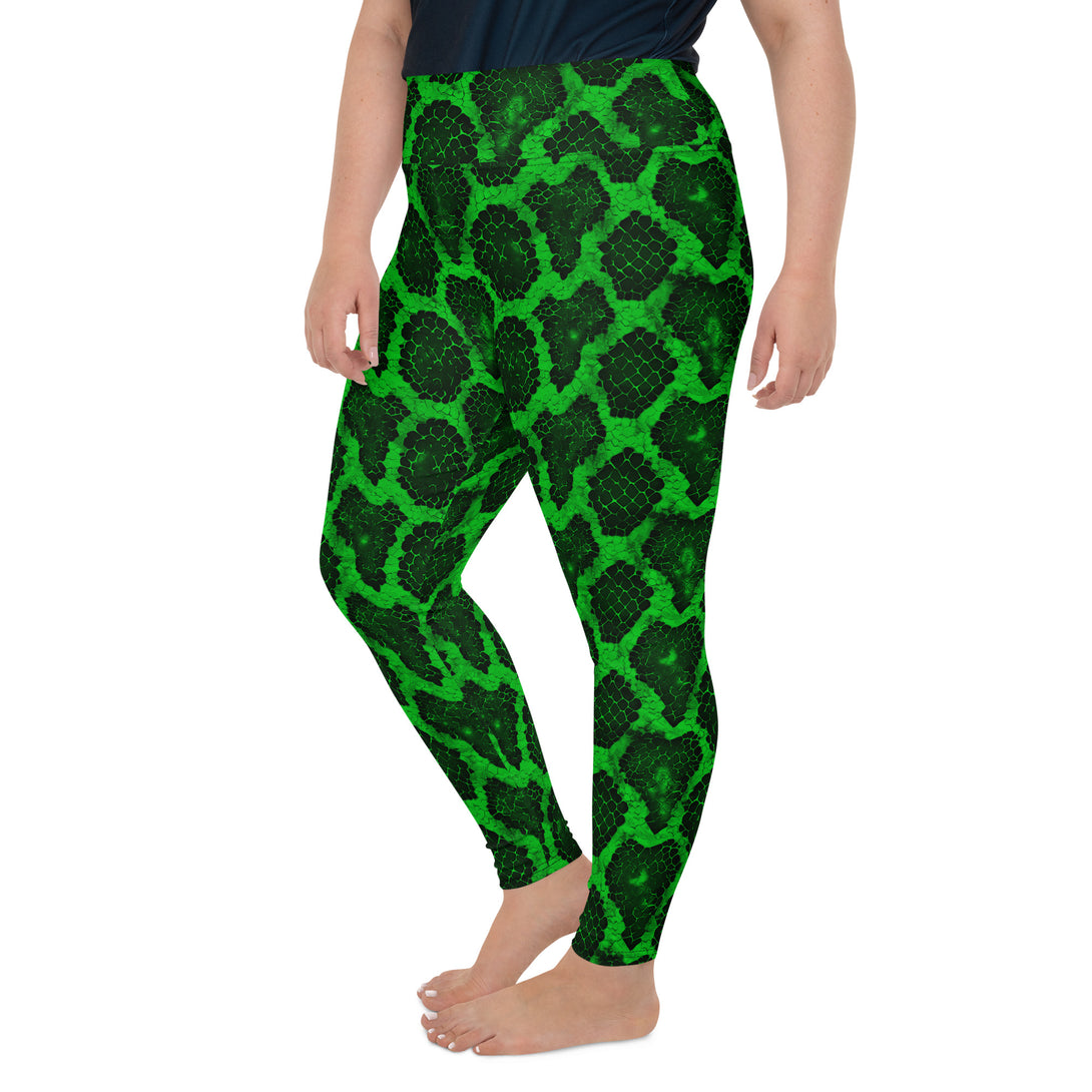 Venom Vibe Snake Skin Plus Size Leggings