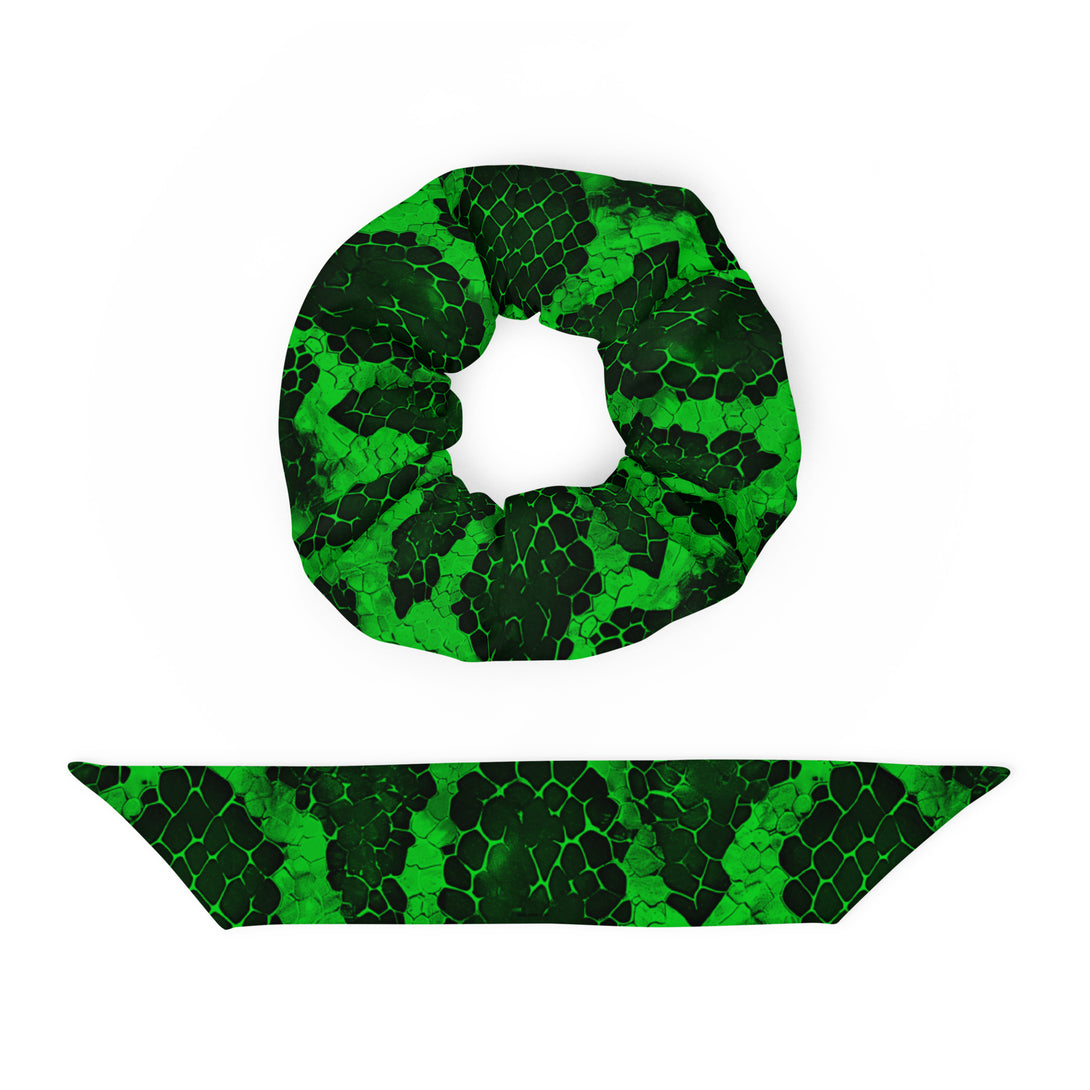 Venom Vibe Snake Skin Scrunchie