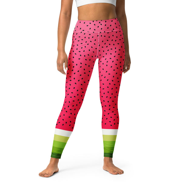 Watermelon Sugar Pop Yoga Leggings