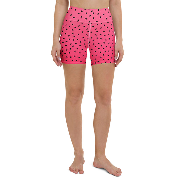 Watermelon Sugar Pop Yoga Shorts
