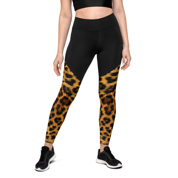 Wild Aura Leopard Sports Leggings