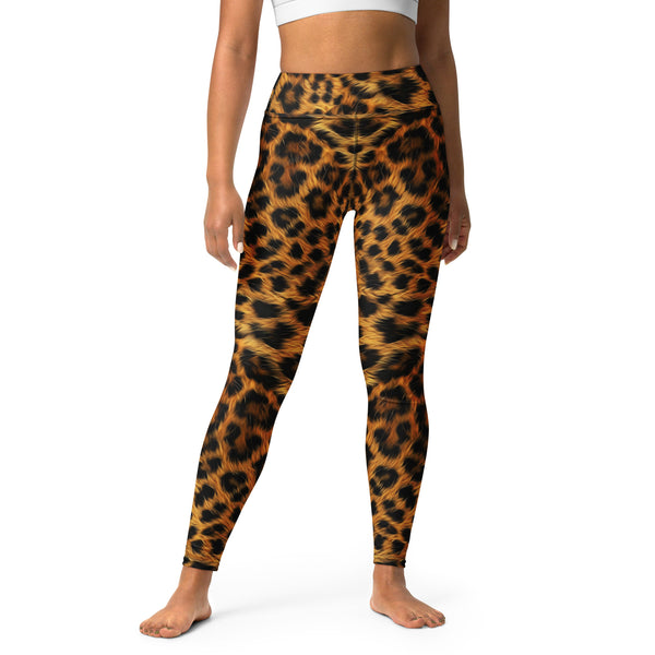 Wild Aura Leopard Yoga Leggings