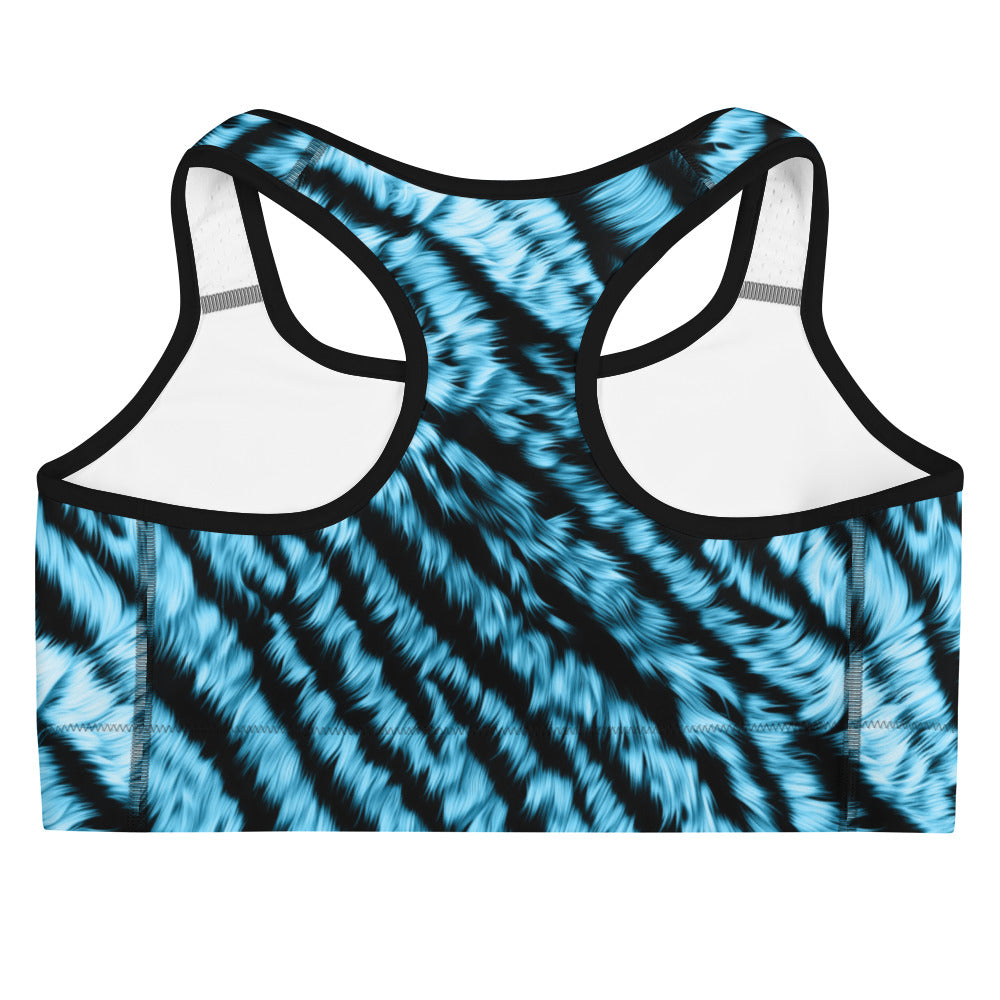 Wild Streak Tiger Print Sports Bra