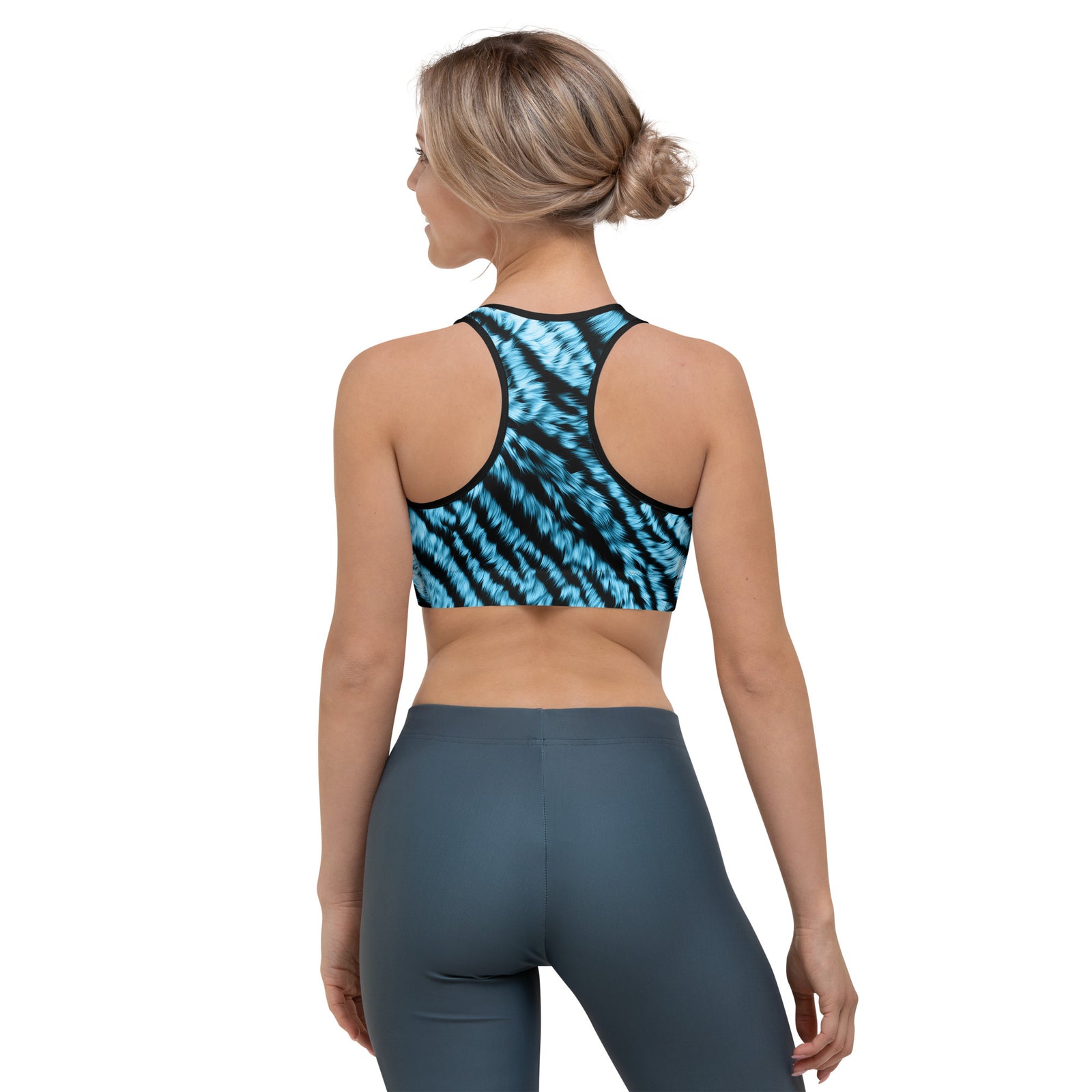 Wild Streak Tiger Print Sports Bra