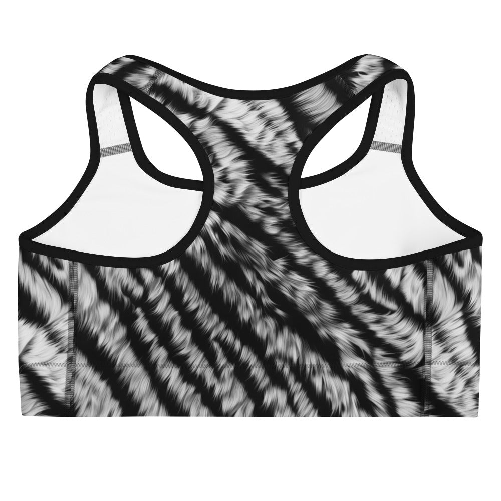 Wild Streak Tiger Print Sports Bra