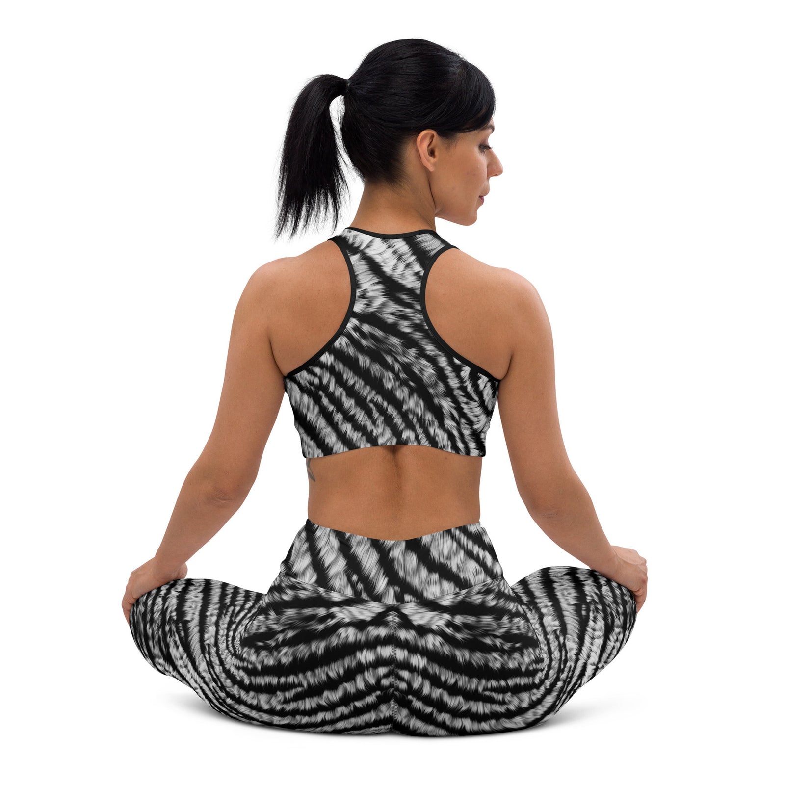 Wild Streak Tiger Print Sports Bra