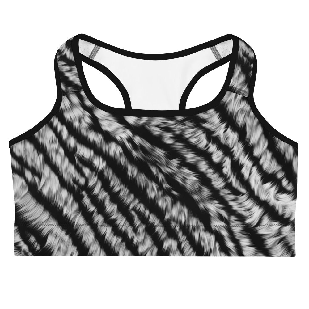 Wild Streak Tiger Print Sports Bra