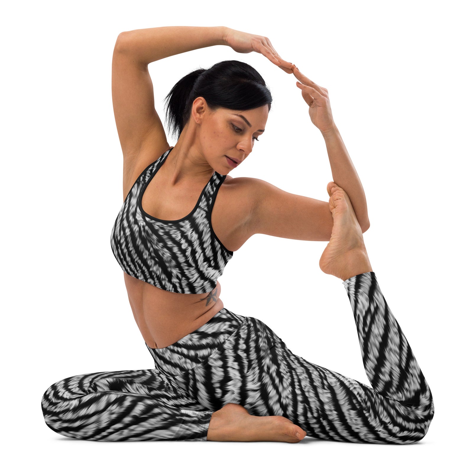 Wild Streak Tiger Print Sports Bra
