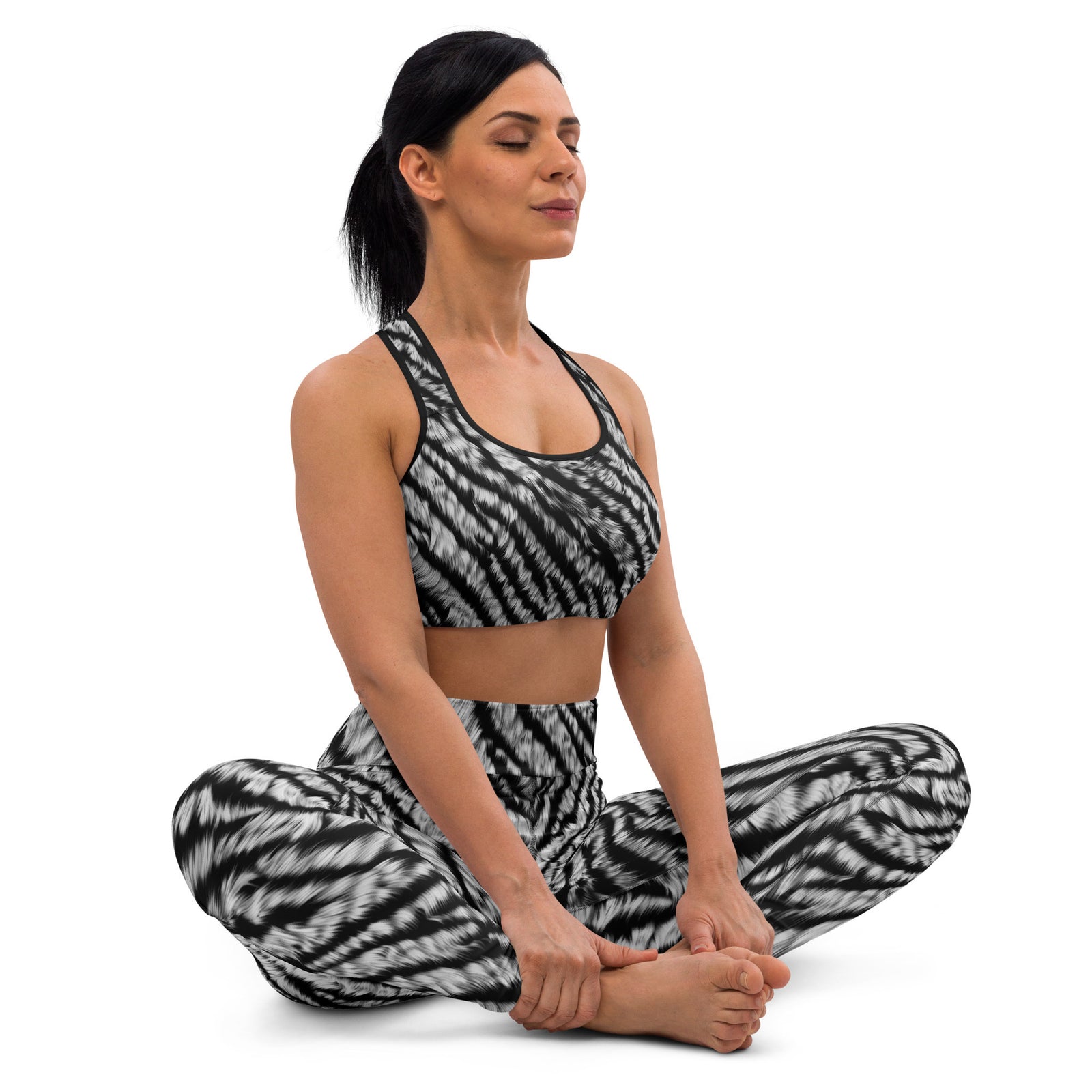 Wild Streak Tiger Print Sports Bra